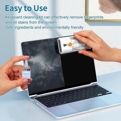 Laptop Keyboard Cleaning Kit, All-In-One Brush & Cleaner